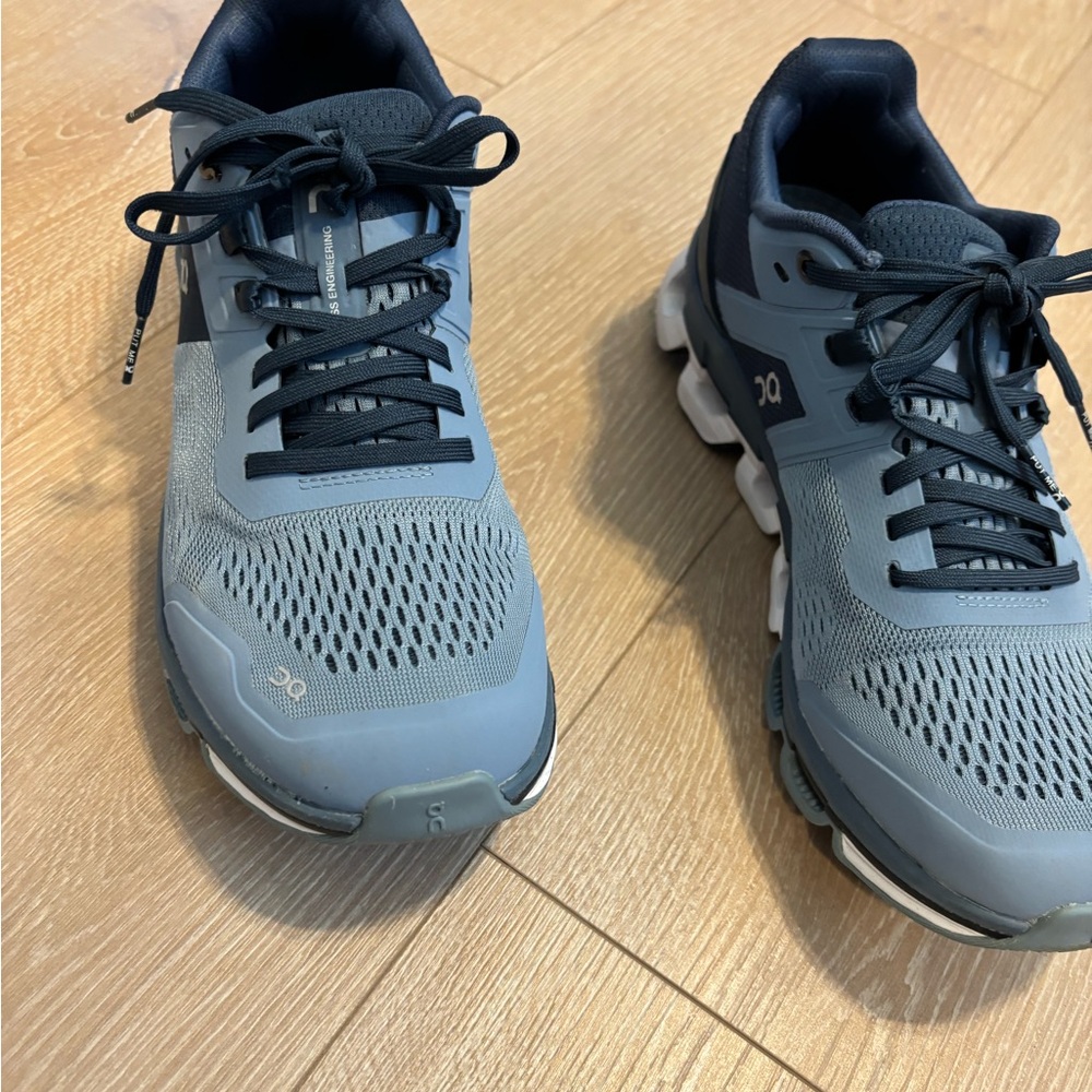 On Running Charcoal and Slate Athletic Shoes